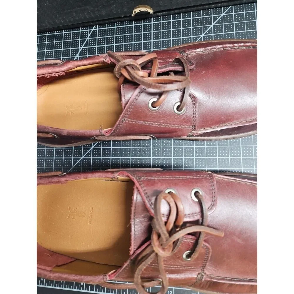 Frye Men's Mayer Boat Shoe, Bordeux,  leather upper‎ 13D